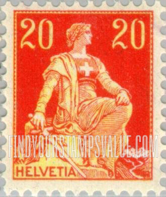 FindYourStampsValue: Federal Administration: Helvetia