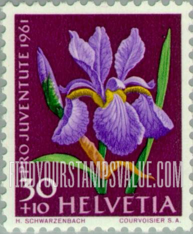 FindYourStampsValue: Semi-Postal: Iris