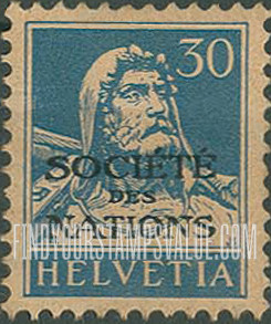 FindYourStampsValue: For The League of Nations: William Tell