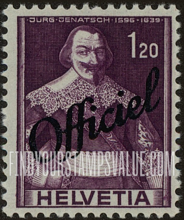 FindYourStampsValue: Official, For General Use: Jürg Jenatsch