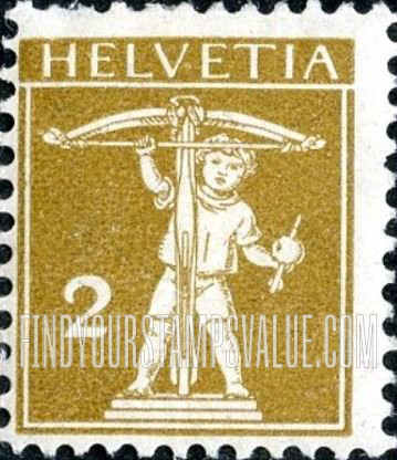 FindYourStampsValue: Federal Administration: William Tell's Son