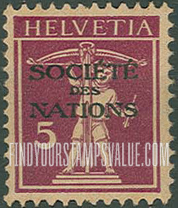 FindYourStampsValue: For The League of Nations: William Tell’s Son