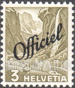 FindYourStampsValue: Official, For General Use: Staubbach Falls