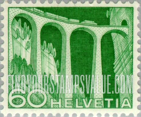 FindYourStampsValue: Federal Administration: Railway Viaduct
