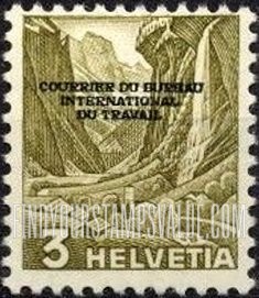 FindYourStampsValue: For The International Labor Bureau: Staubbach Falls