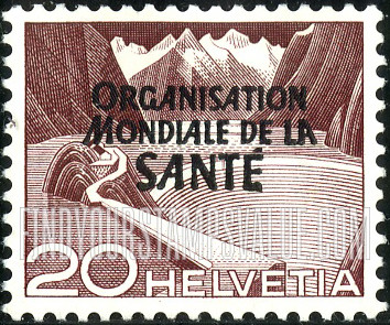 FindYourStampsValue: For The World Health Organization: Reservoir, Grimsel