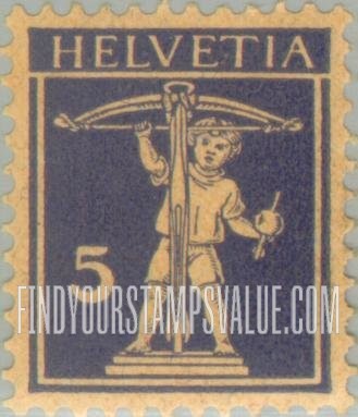 FindYourStampsValue: Federal Administration: William Tell's Son