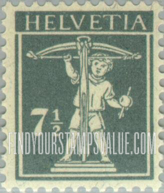 FindYourStampsValue: Federal Administration: William Tell's Son