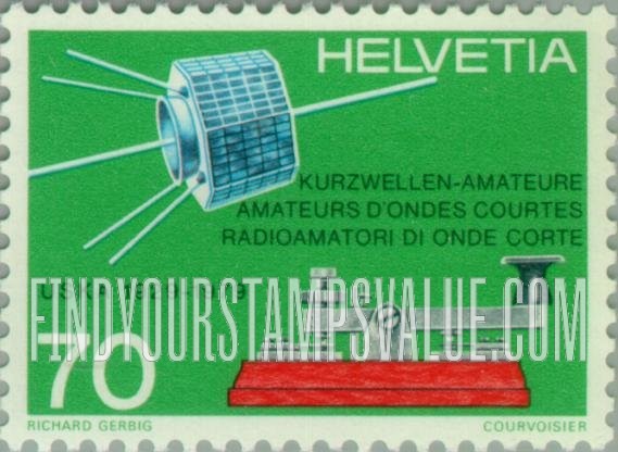 FindYourStampsValue: Federal Administration: Morse Key and Satellite