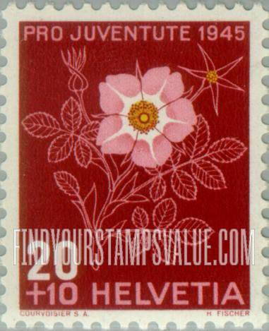 FindYourStampsValue: Semi-Postal: Alpine Dog-Rose
