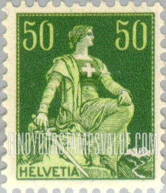 FindYourStampsValue: Federal Administration: Helvetia