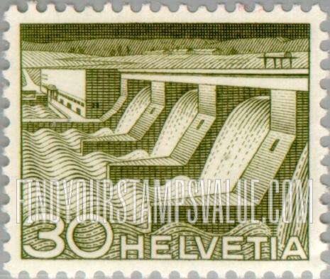 FindYourStampsValue: Federal Administration: Dam and Power Station