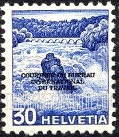 FindYourStampsValue: For The International Labor Bureau: Rhine Falls