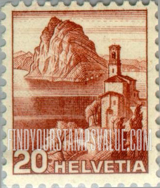 FindYourStampsValue: Federal Administration: Lake Lugano