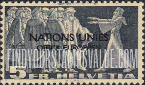 FindYourStampsValue: For The United Nations European Office: Diet of Stans, 1481