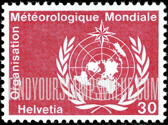 FindYourStampsValue: For The World Meteorological Organization: WMO Emblem