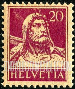FindYourStampsValue: Federal Administration: William Tell