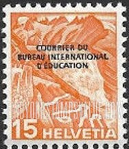 FindYourStampsValue: For The International Bureau of Education: Rhone Glacier