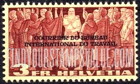 FindYourStampsValue: For The International Labor Bureau: First Federal Pact, 1291