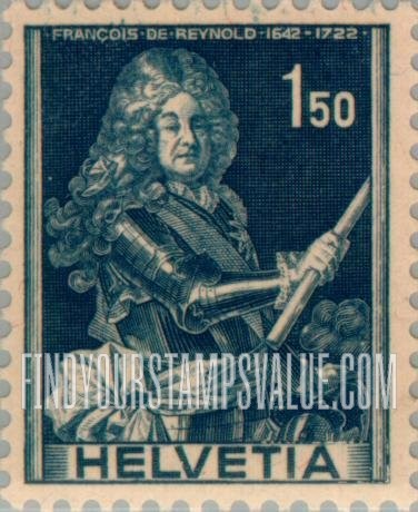 FindYourStampsValue: Federal Administration: Francois de Reynold