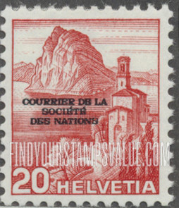 FindYourStampsValue: For The League of Nations: Lake Lugano