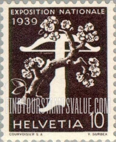 FindYourStampsValue: Federal Administration: Tree and Crossbow