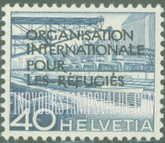 FindYourStampsValue: For The International Organization For Refugees: Harbor of the Rhine