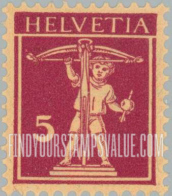 FindYourStampsValue: Federal Administration: William Tell's Son