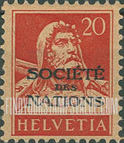 FindYourStampsValue: For The League of Nations: William Tell