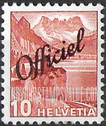 FindYourStampsValue: Official, For General Use: Chillon Castle