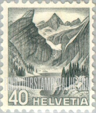 FindYourStampsValue: Federal Administration: Alpine Lake of Säntis