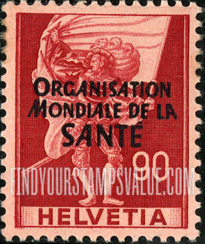FindYourStampsValue: For The World Health Organization: Standard Bearer
