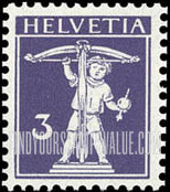 FindYourStampsValue: Federal Administration: William Tell's Son