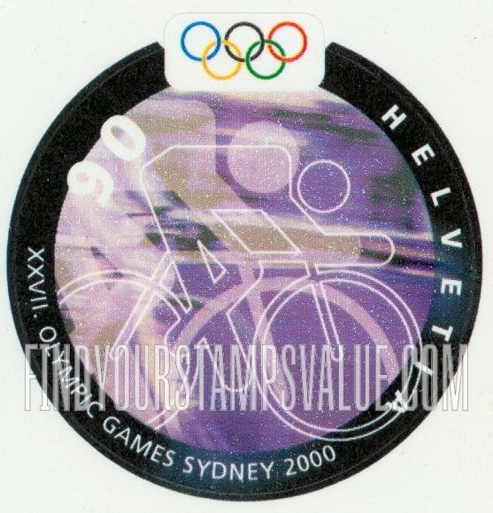 FindYourStampsValue: Federal Administration, 2000 Summer Olympics, Sydney: Cyclist