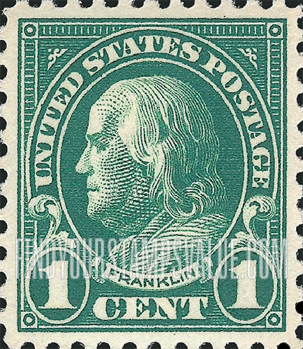 FindYourStampsValue: BENJAMIN FRANKLIN