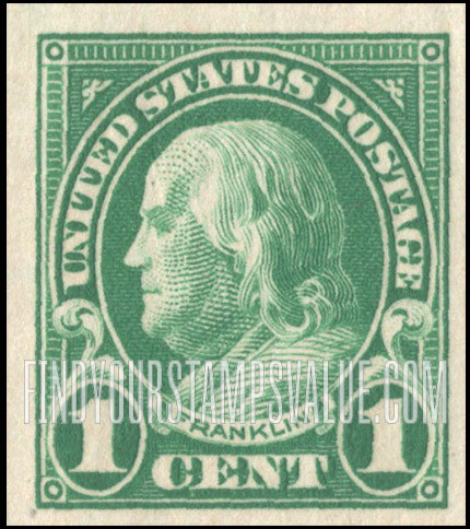 FindYourStampsValue: BENJAMIN FRANKLIN