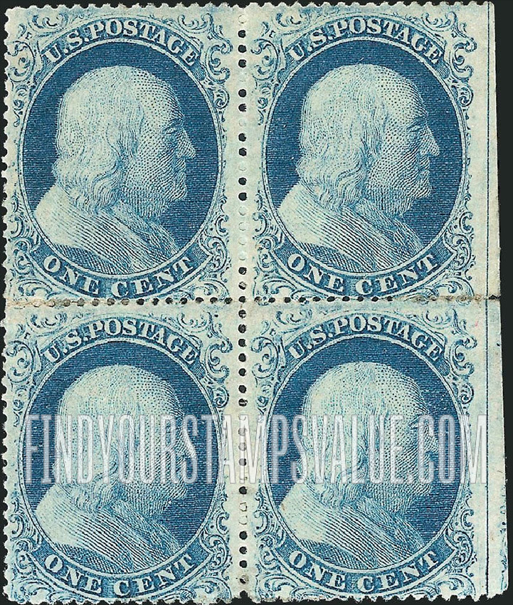 FindYourStampsValue: BENJAMIN FRANKLIN