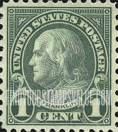 FindYourStampsValue: BENJAMIN FRANKLIN