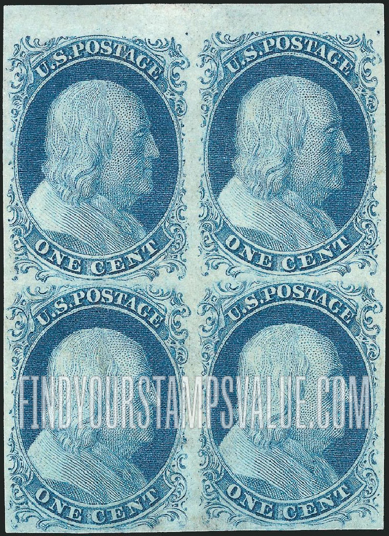FindYourStampsValue: BENJAMIN FRANKLIN
