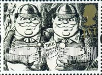 FindYourStampsValue: Great Britain (United Kingdom): Greetings, Children's Characters - Tweedledum, Tweedledee
