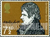 FindYourStampsValue: Great Britain (United Kingdom): Writers and Their Signatures - Sir Walter Scott