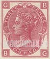 FindYourStampsValue: Great Britain (United Kingdom): Queen Victoria - Three Pence Rose