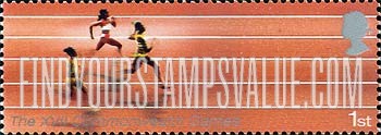 FindYourStampsValue: Great Britain (United Kingdom): 17th Commonwealth Games, Manchester - Running