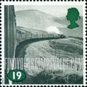 FindYourStampsValue: Great Britain (United Kingdom): Age of Steam - Tandem Locomotives, West Highland Line, North British Railway