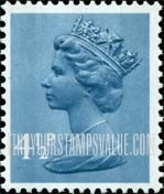 FindYourStampsValue: Great Britain (United Kingdom): Machin Definitives - Queen Elizabeth