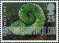 FindYourStampsValue: Great Britain (United Kingdom): Springtime - Chestnut Leaves