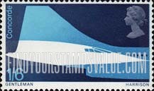 FindYourStampsValue: Great Britain (United Kingdom): First Flight of Concorde - Concorde's Nose and Tail