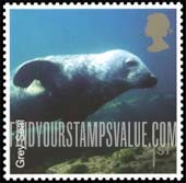FindYourStampsValue: Great Britain (United Kingdom): Marine Life - Gray Seal