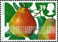 FindYourStampsValue: Great Britain (United Kingdom): Autumn Fruits - Pears