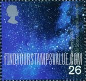 FindYourStampsValue: Great Britain (United Kingdom): Above & Beyond - Night Sky, National Space Center, Leicester